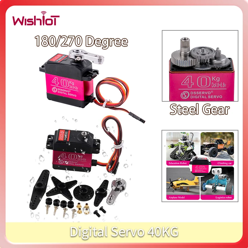 Digital Servo 40KG 180/270 Deg – Robot Arm Motor recenzja i cena