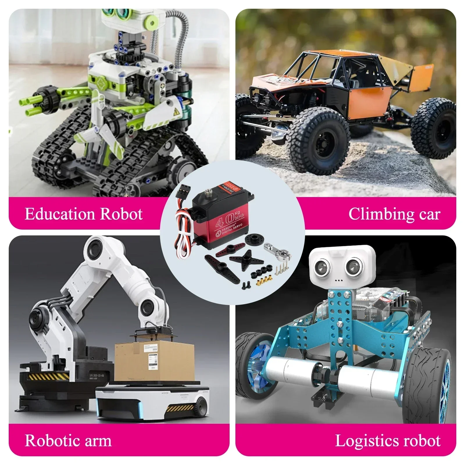 Digital Servo 40KG 180/270 Deg – Robot Arm Motor recenzja i cena