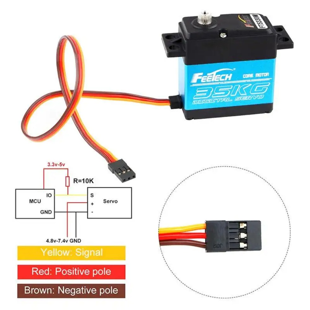 FEETECH FT5330M 35KG Digital S – Robot Arm Motor recenzja i cena