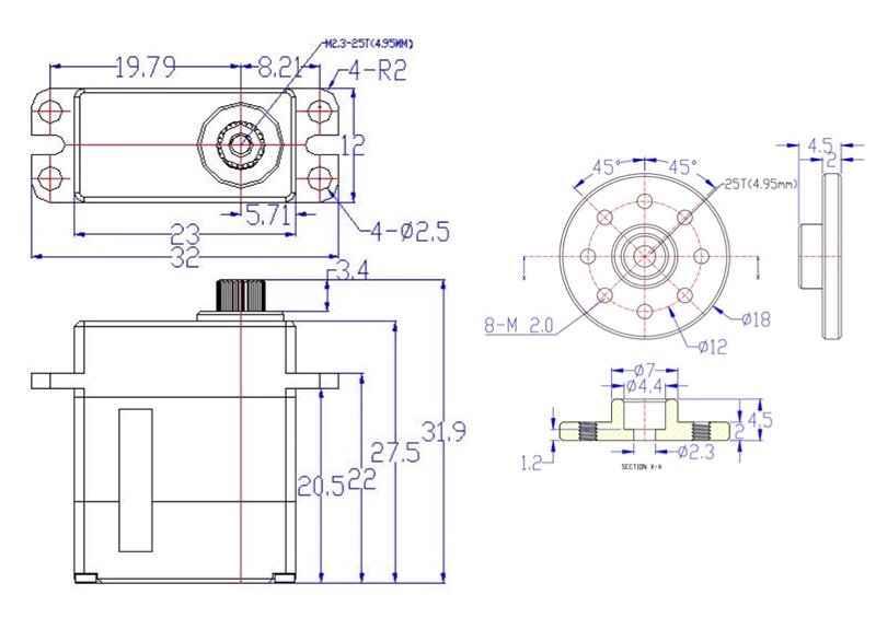 Feetech HLS3606M Constant Forc – Robot Arm Motor recenzja i cena