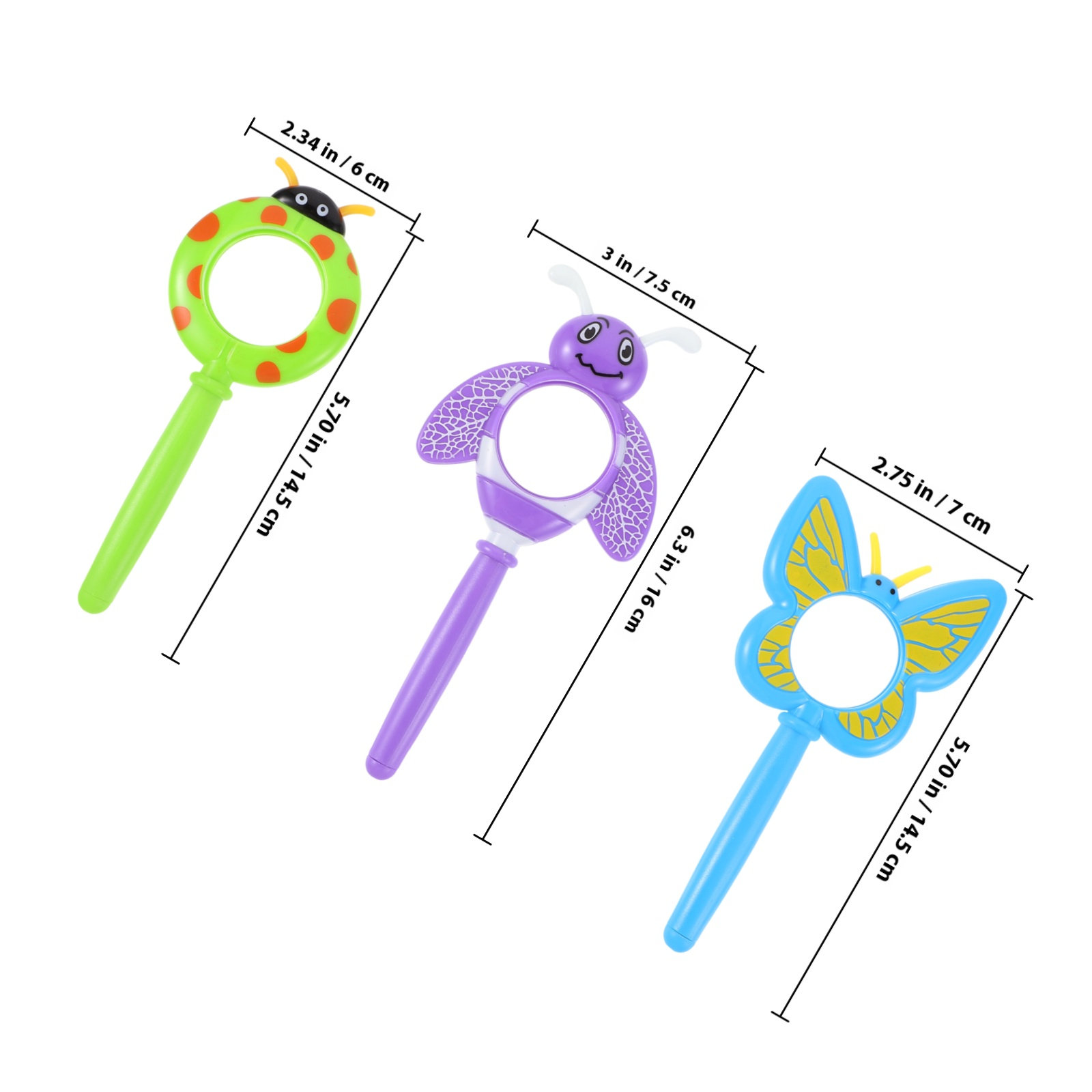 3Pcs Kids Handheld Magnifying  – Science Nature recenzja i cena