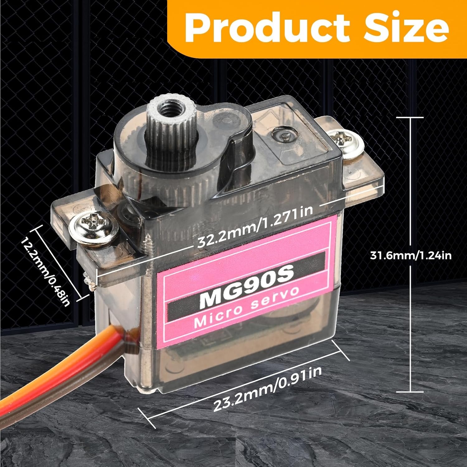 4pcs Micro Servo Metal Gear 90 – Robot Arm Motor recenzja i cena